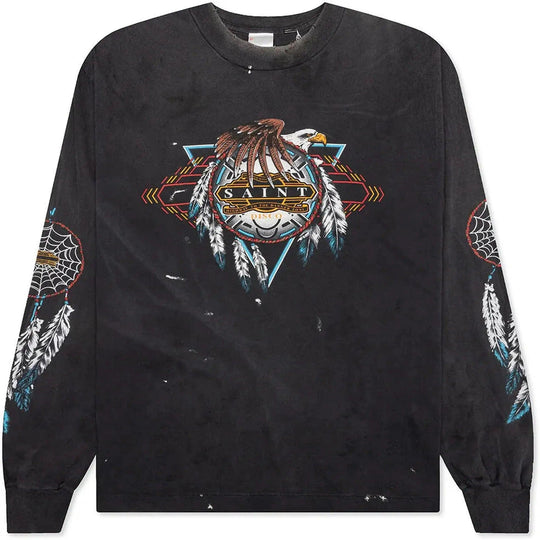 Saint Mxxxxxx Saint Disco Long-Sleeve Tee Black