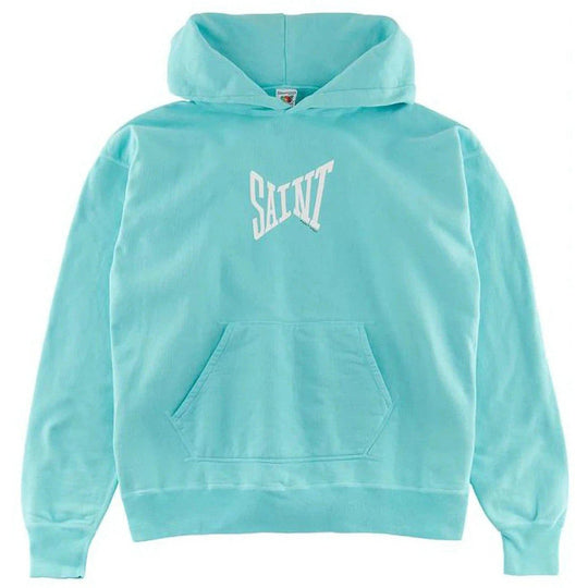 Saint Mxxxxxx Saint Hoodie Blue White