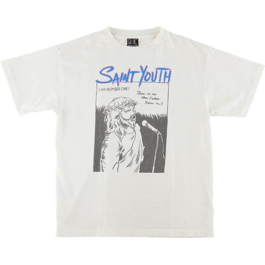 Saint Mxxxxxx Saint Youth T-Shirt Vintage White