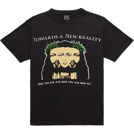 Saint Mxxxxxx Towards a New Reality T-Shirt VIntage Black