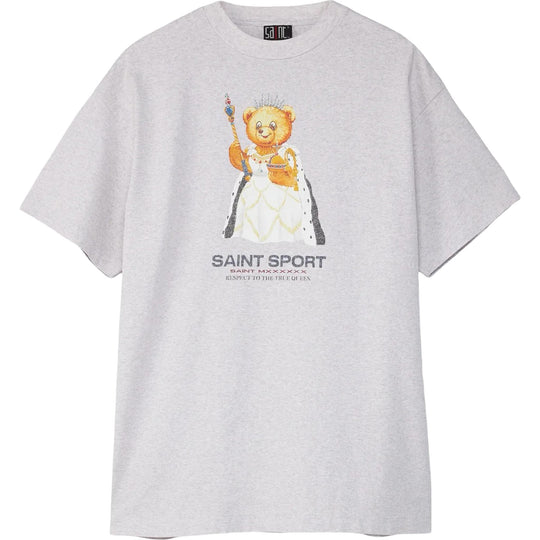 Saint Mxxxxxx True Queen Tee Grey