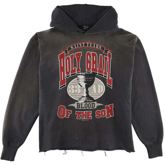 Saint Mxxxxxx x Denim Tears Holy Grail Hoodie Vintage Black