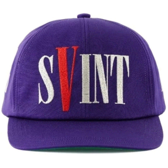 Saint Mxxxxxx x VLONE Cap Purple