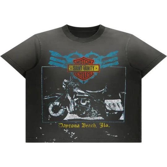 Saint Vanity Bike Week Tee Washed Black