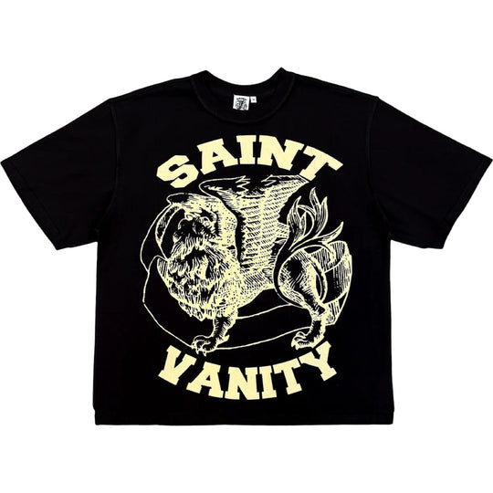 Saint Vanity Griffin T-Shirt Black/Cream