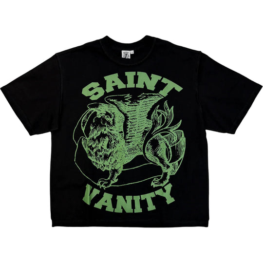 Saint Vanity Griffin T-Shirt Black/Green