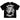 Saint Vanity Griffin T-Shirt Black/White