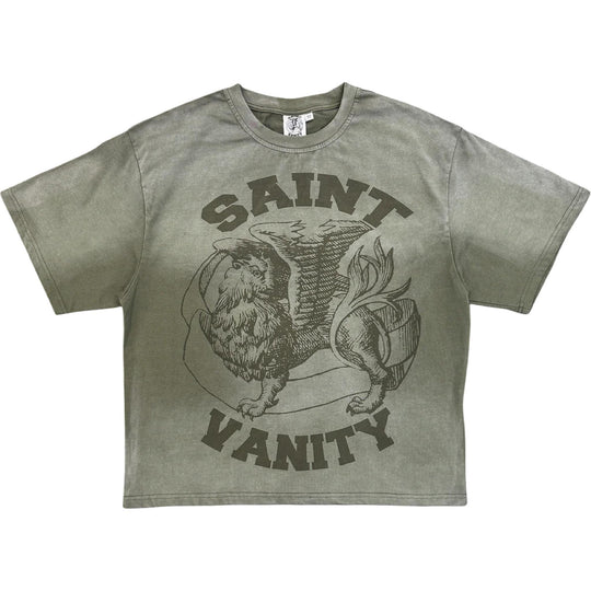 Saint Vanity Griffin T-Shirt Olive
