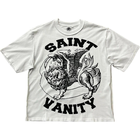 Saint Vanity Griffin T-Shirt White/Black