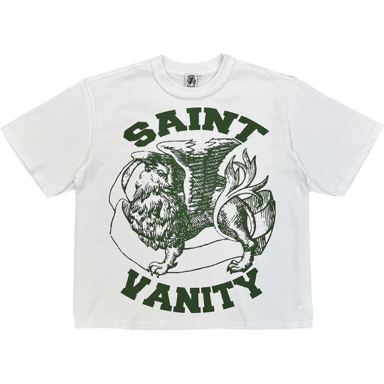 Saint Vanity Griffin T-Shirt White/Green