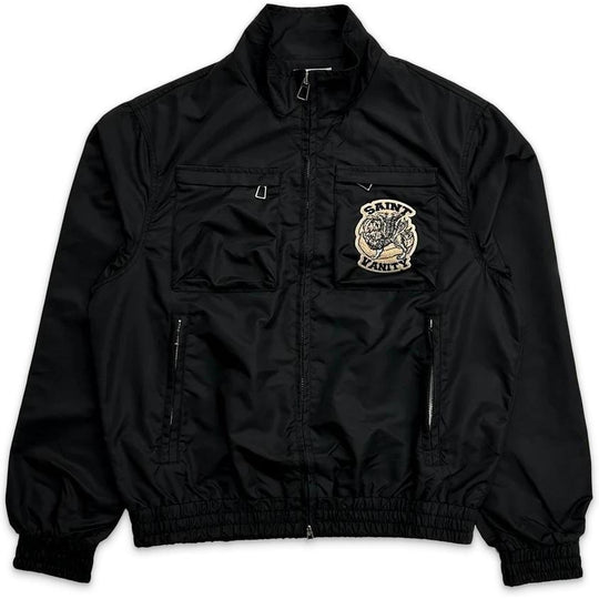 Saint Vanity Nylon Cargo Jacket Black