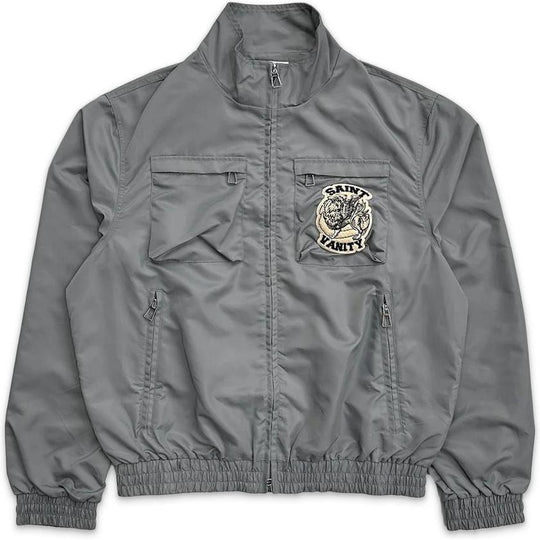 Saint Vanity Nylon Cargo Jacket Grey