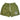 Saint Vanity Nylon Logo Button Shorts Green