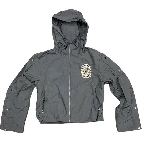 Saint Vanity Nylon Top Grey