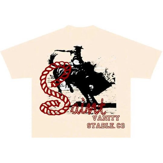 Saint Vanity Stable T-Shirt Cream