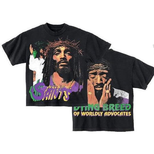 Saints Messiah Tee Black