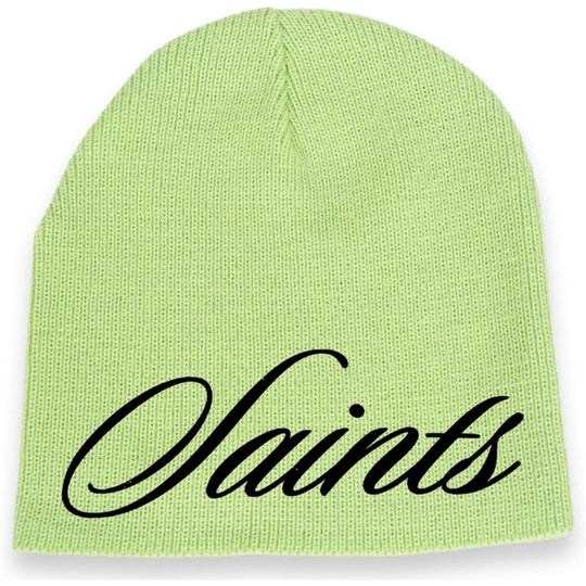 Saints Script Beanie Green