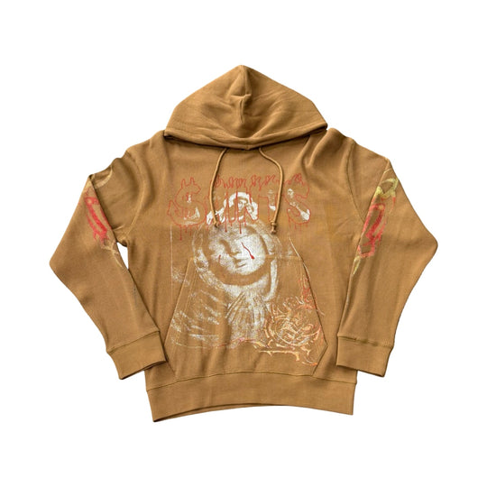 Saints Thermal Hoodie Brown