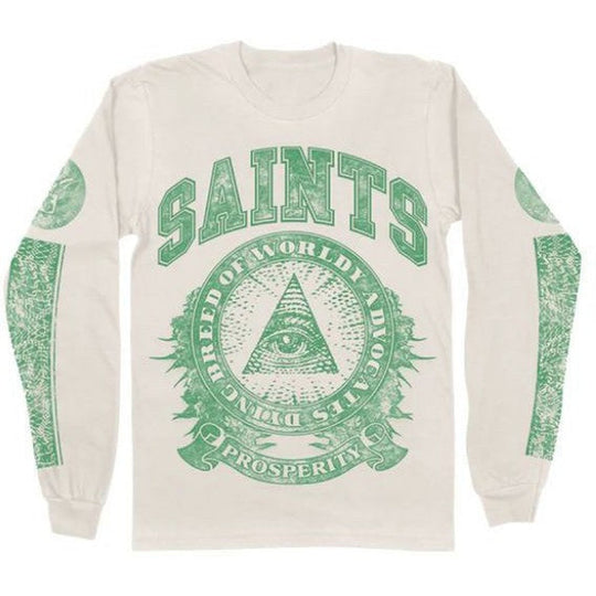 Saints World Order L/S Tee White