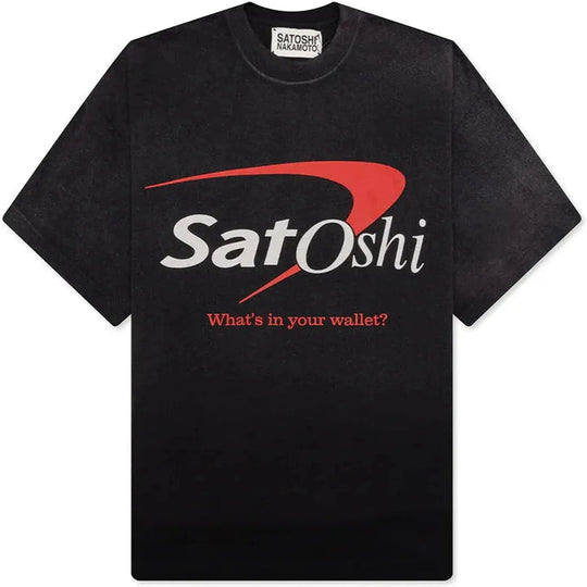 Satoshi Nakamoto Bank of Satoshi Tee Black