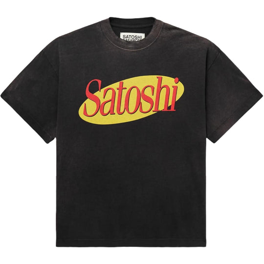 Satoshi Nakamoto Sitcom Tee Black