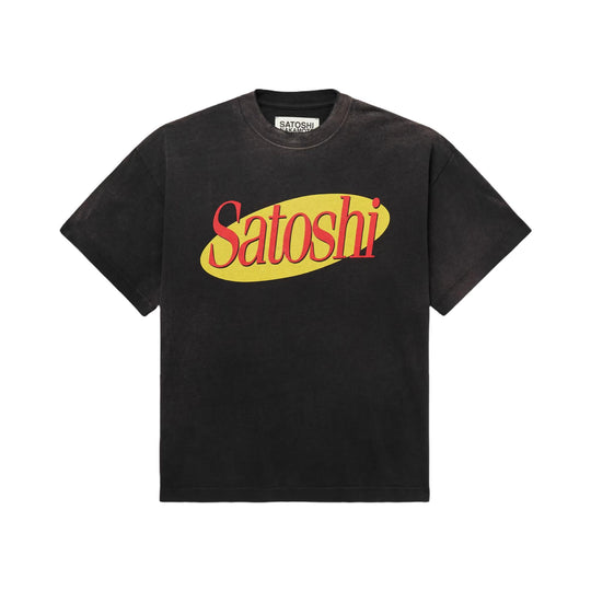 Satoshio Nakamoto Sitcom Tee Black
