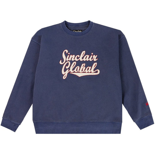 Sinclair Chenille Crewneck Navy