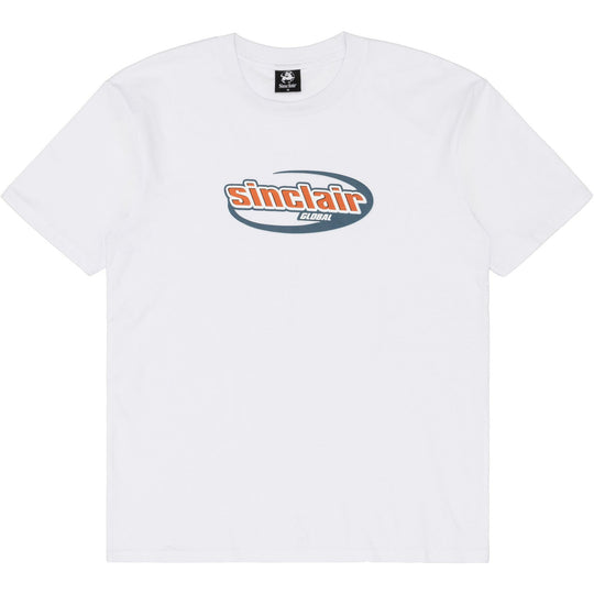 Sinclair Italics Logo Tee White