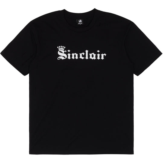 Sinclair Old English Crown Tee Black