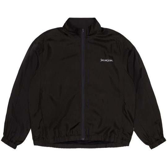 Sinclair Silk Track Jacket Black