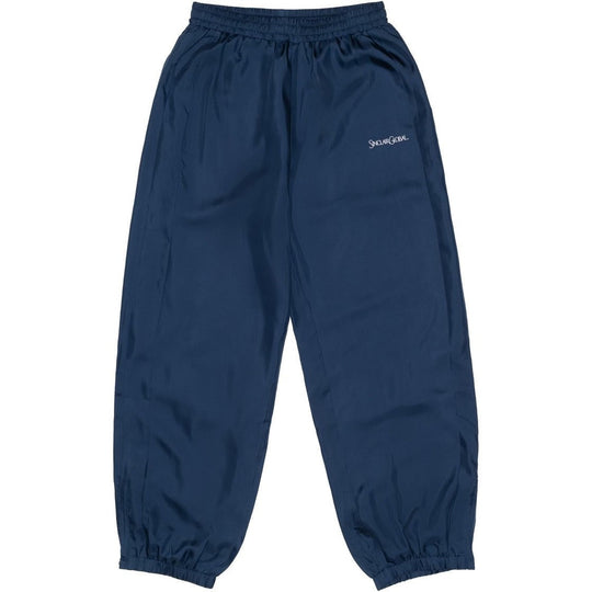 Sinclair Silk Track Pants Navy