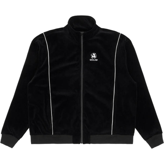 Sinclair Velour Piping Jacket Black