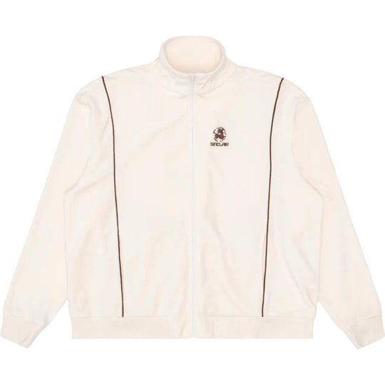 Sinclair Velour Piping Jacket Cream