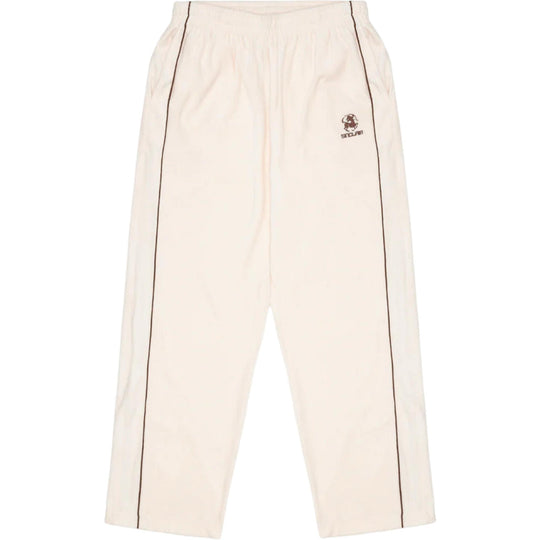 Sinclair Velour Piping Pants Cream