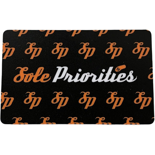 Sole Priorities Gift Card