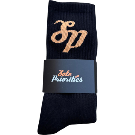 Sole Priorities Socks Black/Orange