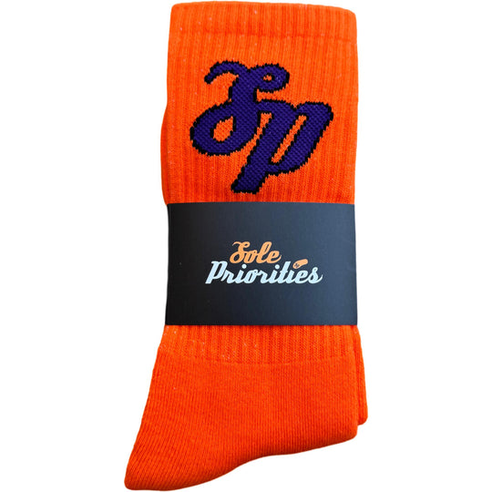 Sole Priorities Socks Clemson Orange/Regalia