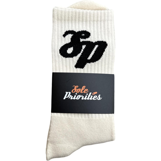 Sole Priorities Socks Cream/Black