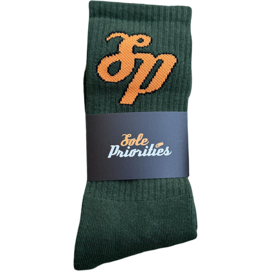 Sole Priorities Socks Green/Orange