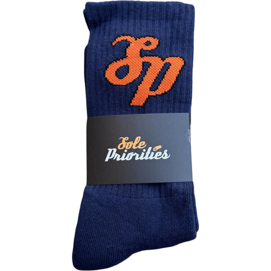Sole Priorities Socks Jefferson Blue/Cavalier Orange