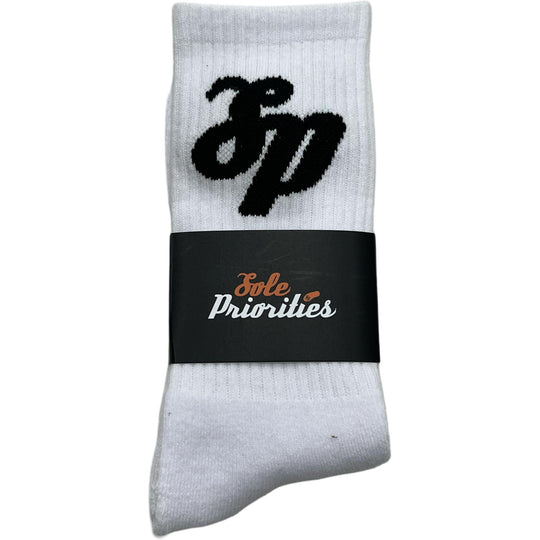 Sole Priorities Socks White/Black