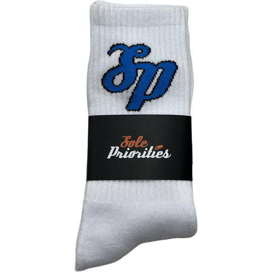 Sole Priorities Socks White/Panthers Blue