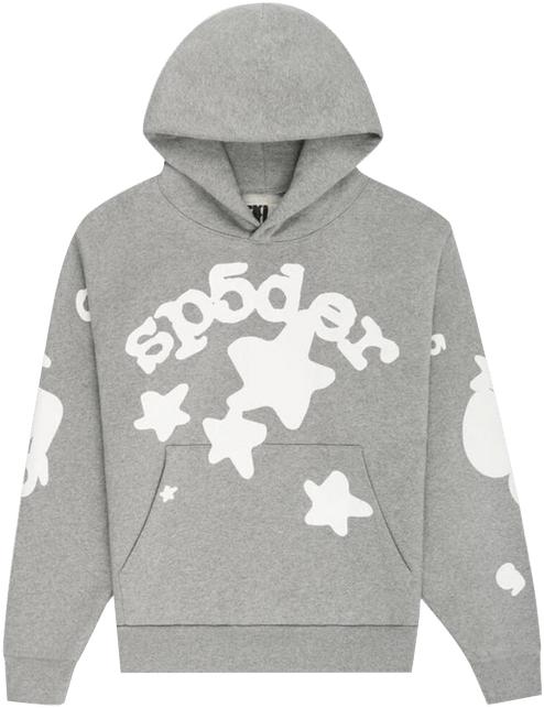 Sp5der Beluga Hoodie Dark Grey Heather