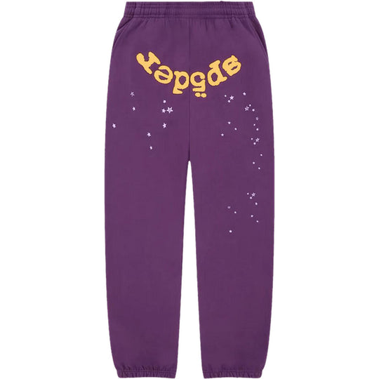 Sp5der Star OG Web V2 Sweatpant Purple