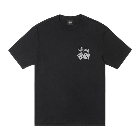 Stussy Dice Pigment Dyed Tee Black