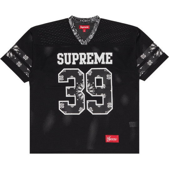 Supreme Bandana Football Jersey Black