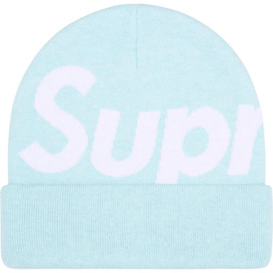 Supreme Big Logo Beanie Light Blue (FW25)