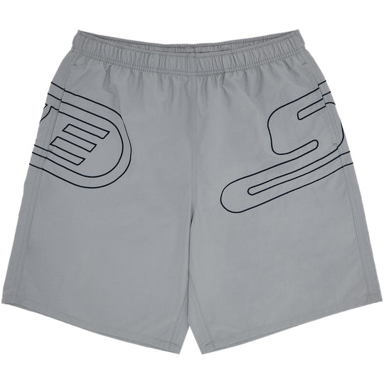 Supreme Big Logo Nylon Short Grey