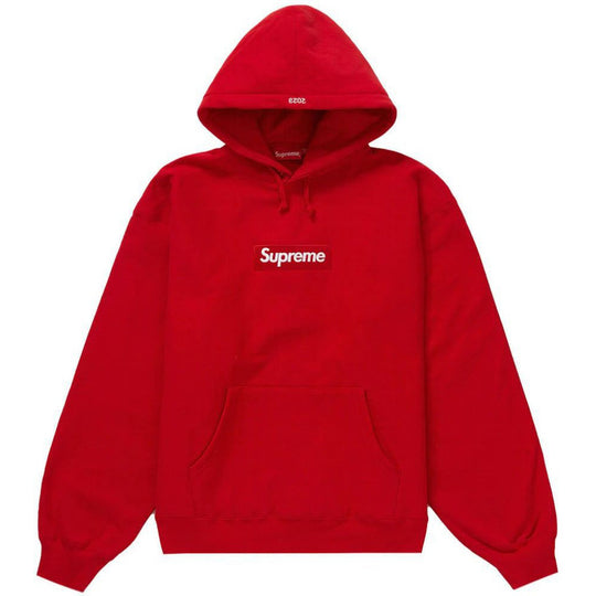 Supreme Box Logo Hooded Sweatshirt (FW23) Red