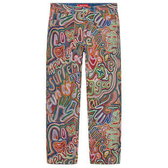 Supreme Chainstitch Regular Jean Red